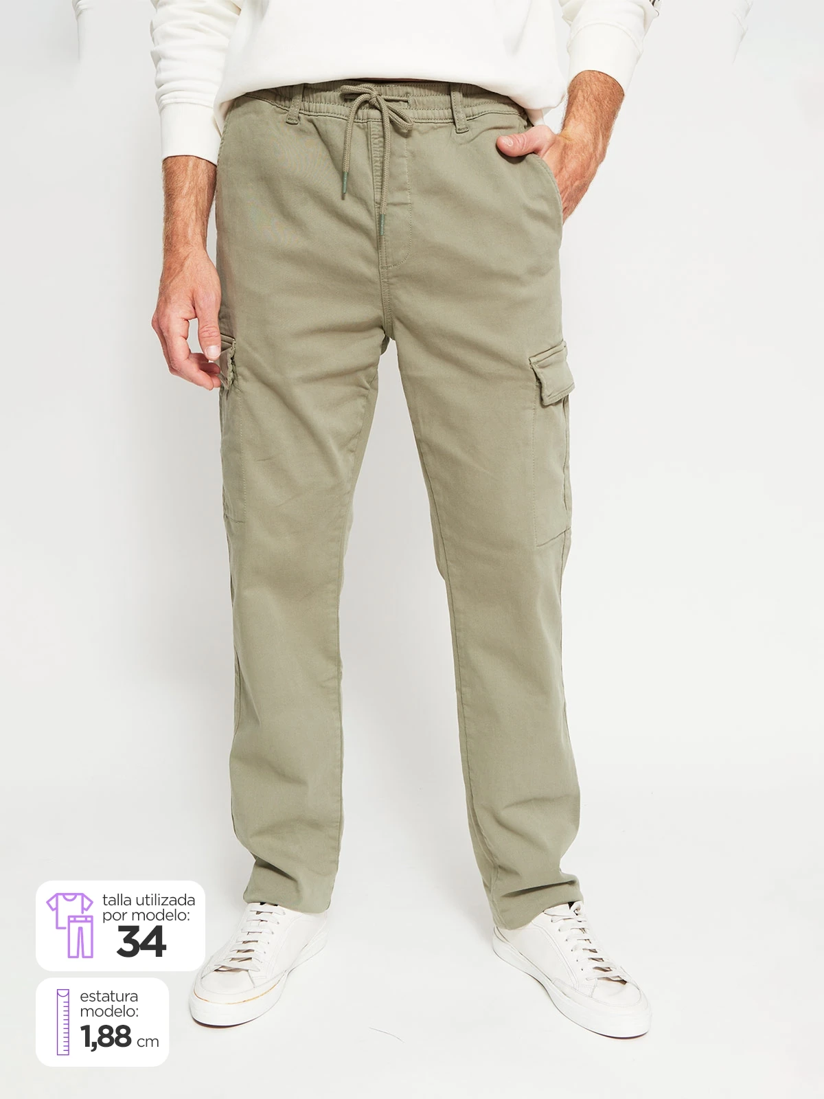 PANTALÓN HOMBRE PEPE JEANS ALGODÓN CARGO - 1