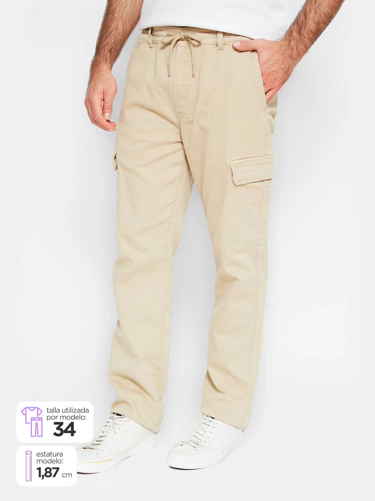PANTALÓN HOMBRE PEPE JEANS ALGODÓN CARGO - 1