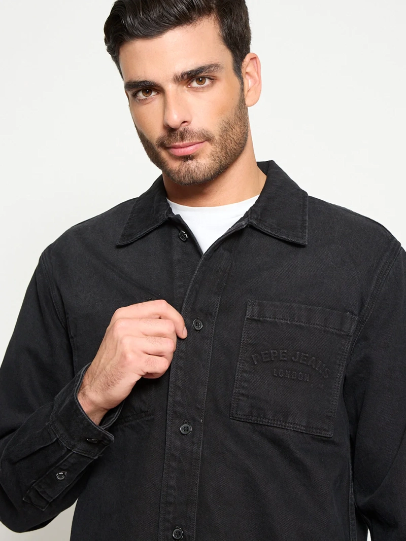 CAMISA HOMBRE PEPE JEANS ALGODÓN MANGA LARGA - 3