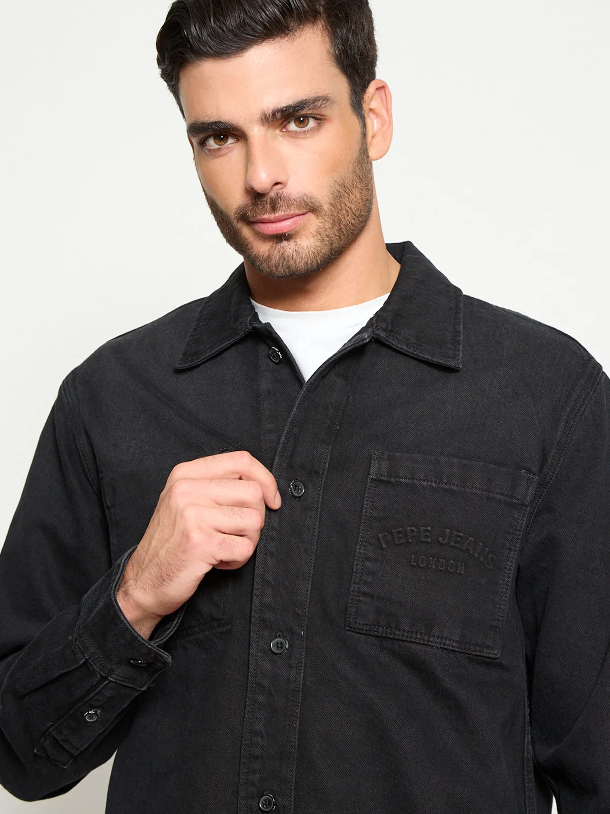 CAMISA HOMBRE PEPE JEANS ALGODÓN MANGA LARGA - 3