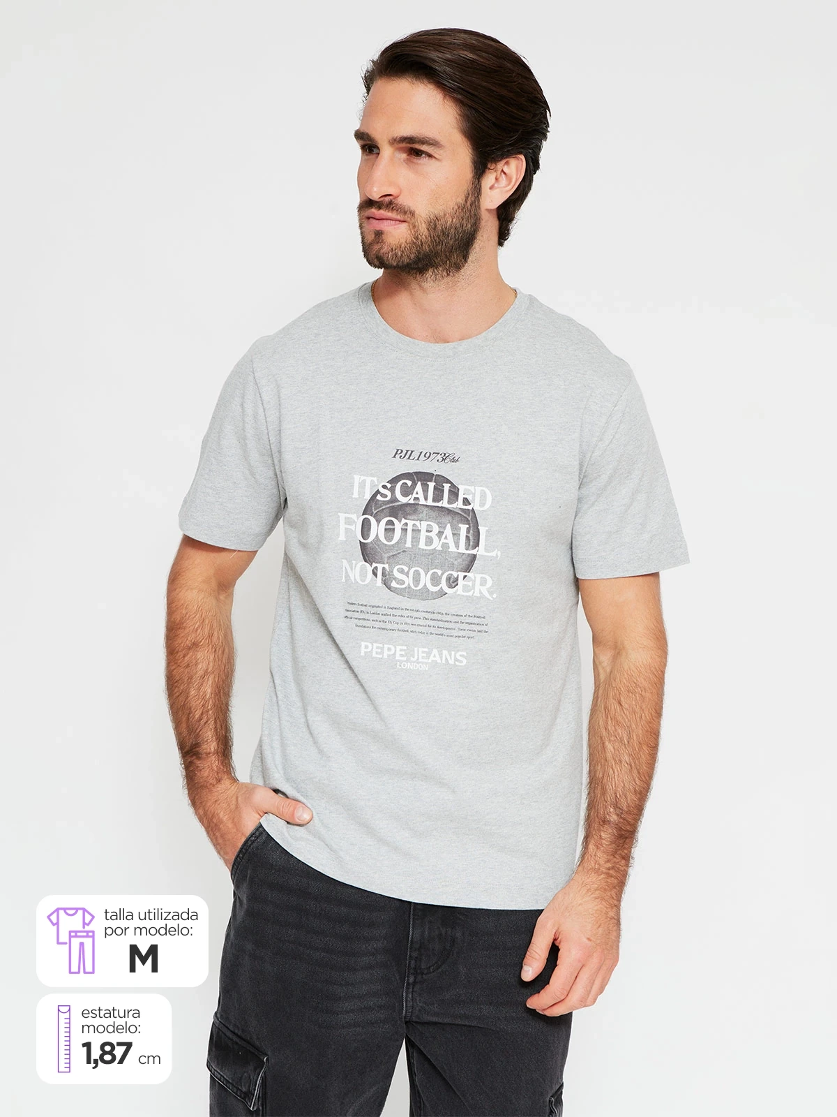 POLERA HOMBRE PEPE JEANS ALGODÓN MANGA CORTA - 1