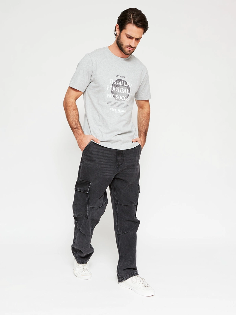 POLERA HOMBRE PEPE JEANS ALGODÓN MANGA CORTA - 4