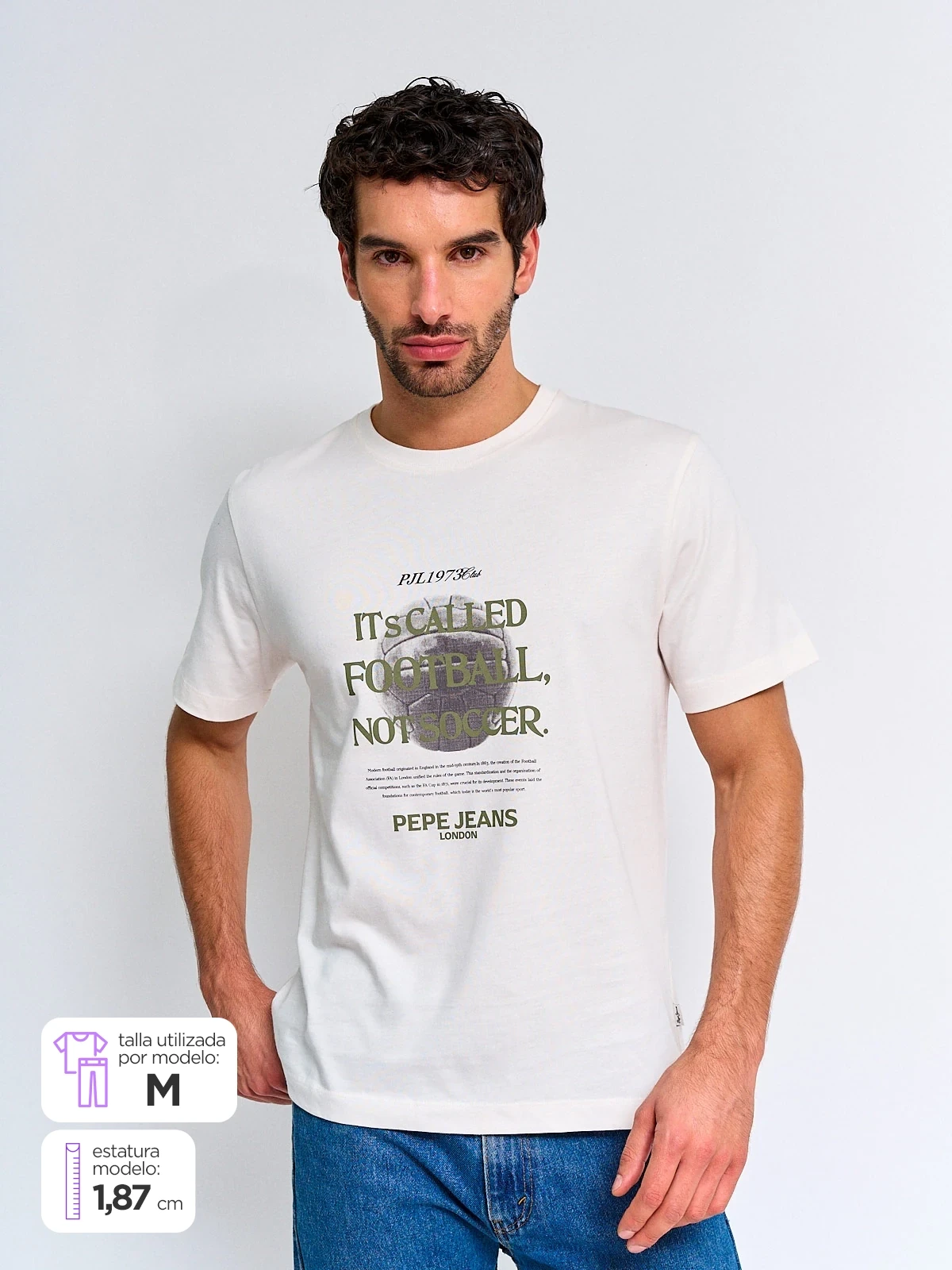 POLERA HOMBRE PEPE JEANS ALGODÓN MANGA CORTA - 1