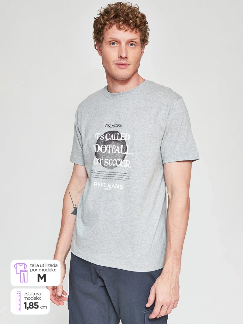 POLERA HOMBRE PEPE JEANS ALGODÓN MANGA CORTA - 1