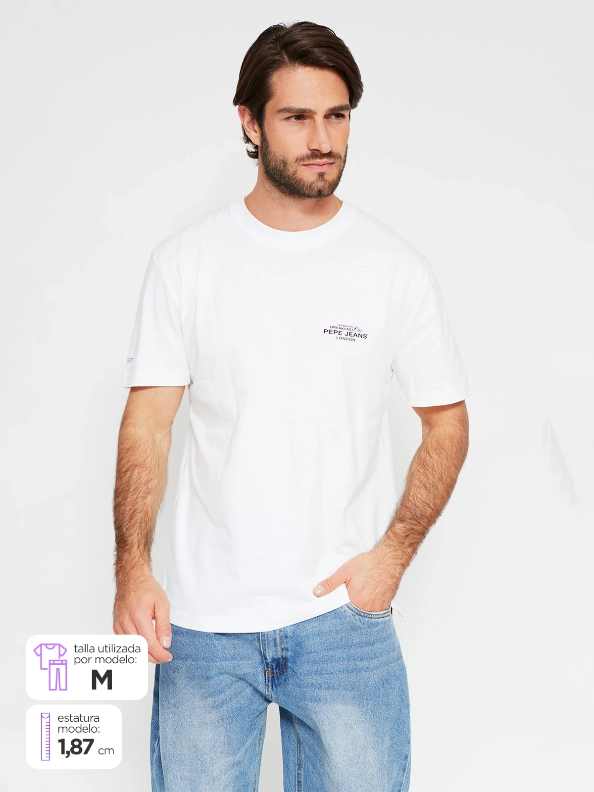 POLERA HOMBRE PEPE JEANS ALGODÓN MANGA CORTA