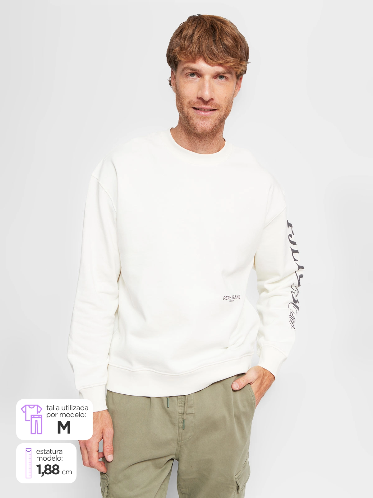 POLERÓN HOMBRE PEPE JEANS ALGODÓN CUELLO REDONDO - 1