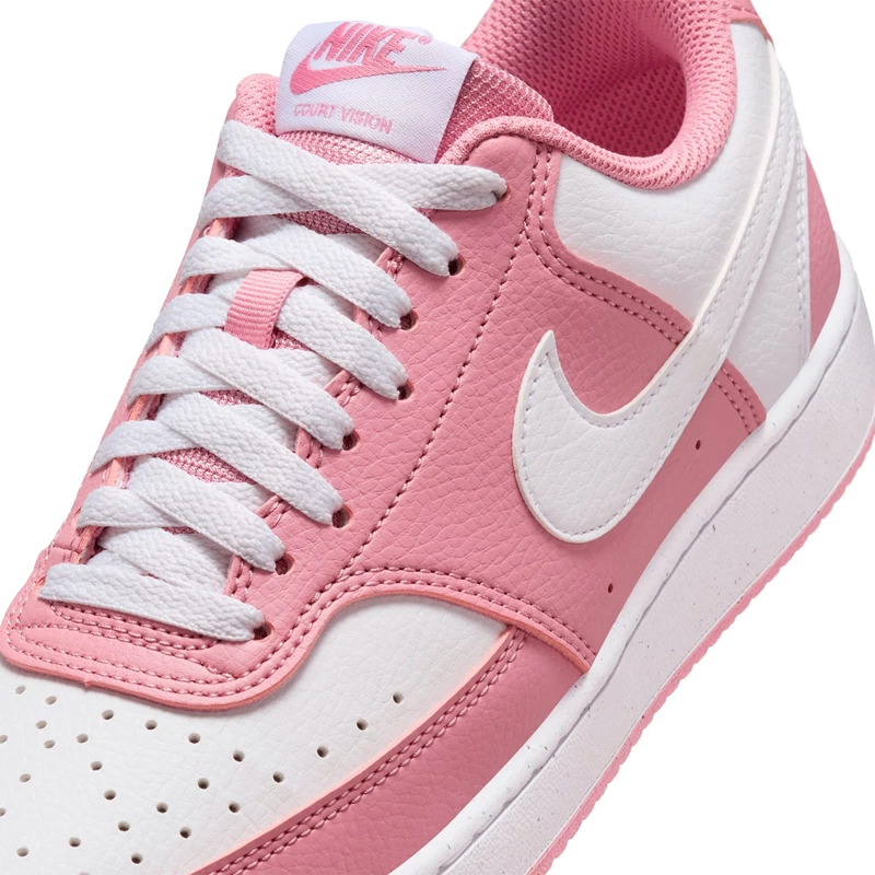 ZAPATILLAS MUJER NIKE URBANO ROSADO COURT VISION LOW NEXT NATURE - 7