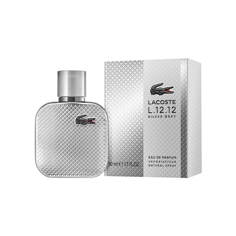 PERFUME LACOSTE L.1212 SILVER GRAY HOMBRE EDP 50 ML EDICIÓN LIMITADA - 3