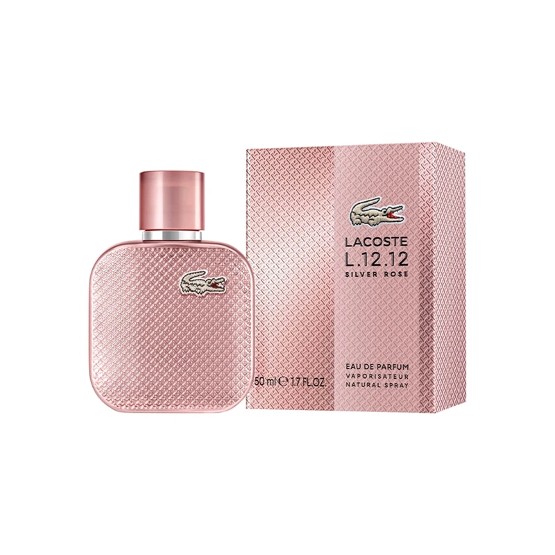 PERFUME LACOSTE L.1212 SILVER ROSE MUJER EDP 50 ML EDICIÓN LIMITADA - 3