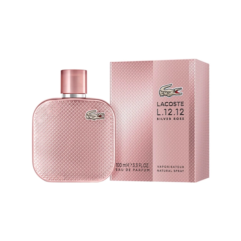 PERFUME LACOSTE L.1212 SILVER ROSE MUJER EDP 100 ML - 3