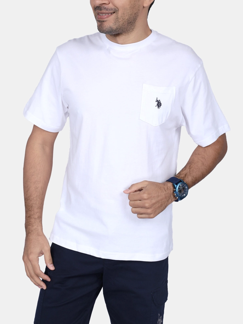 POLERA HOMBRE US POLO ASSN ALGODÓN MANGA CORTA