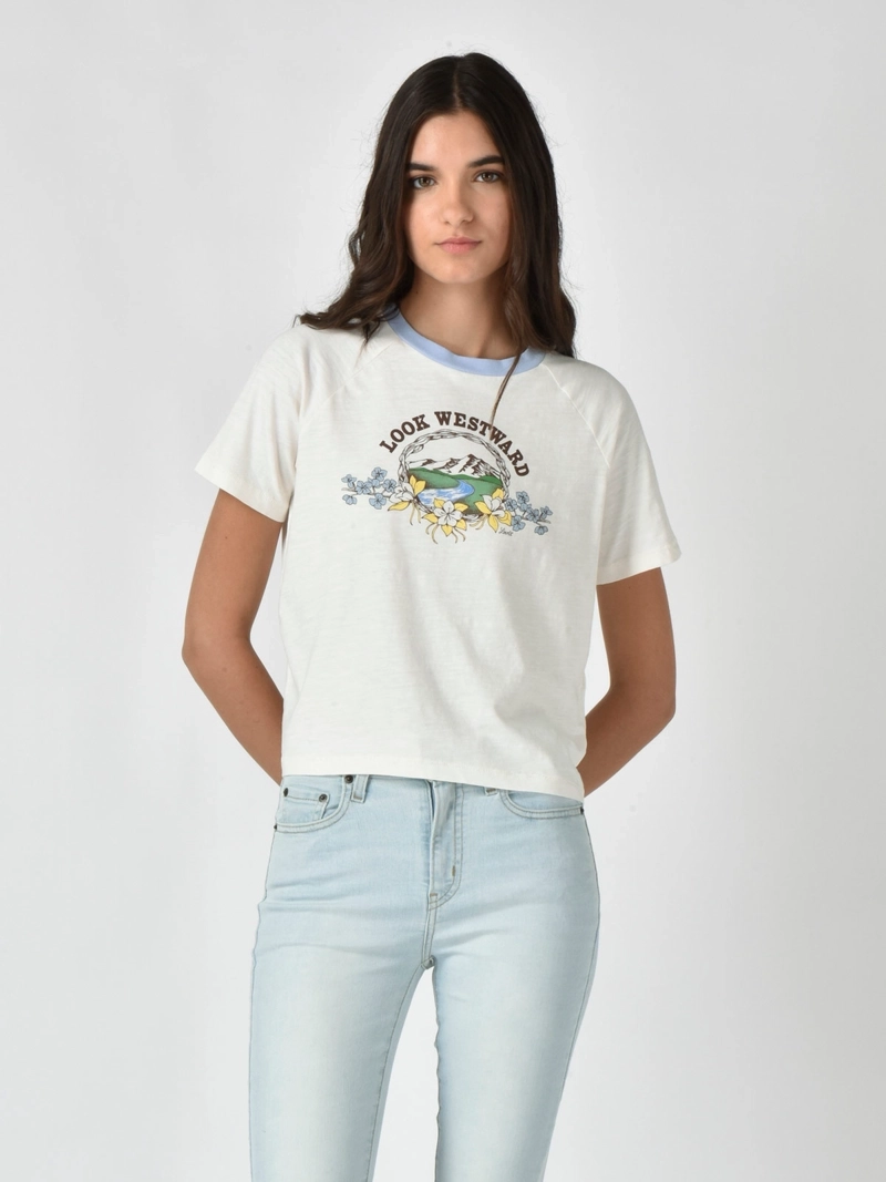 POLERA MUJER LEVI'S ALGODÓN MANGA CORTA