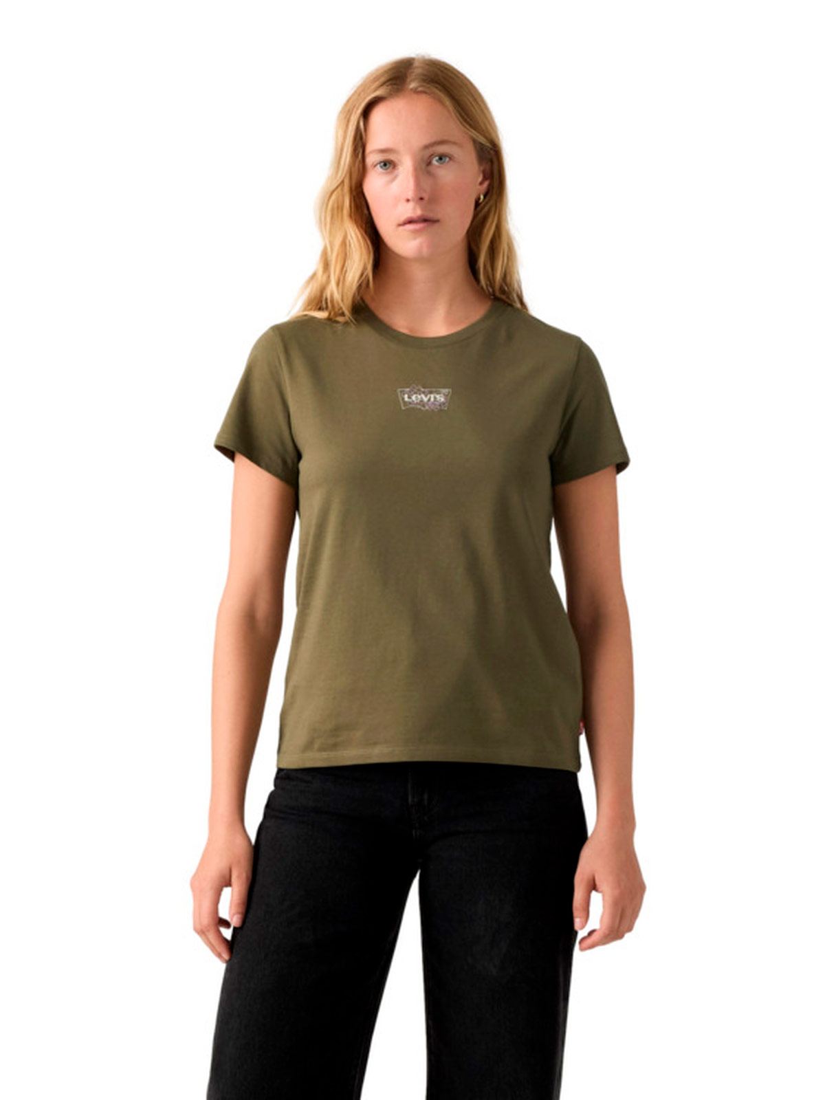 POLERA MUJER LEVI'S ALGODÓN MANGA CORTA - 2
