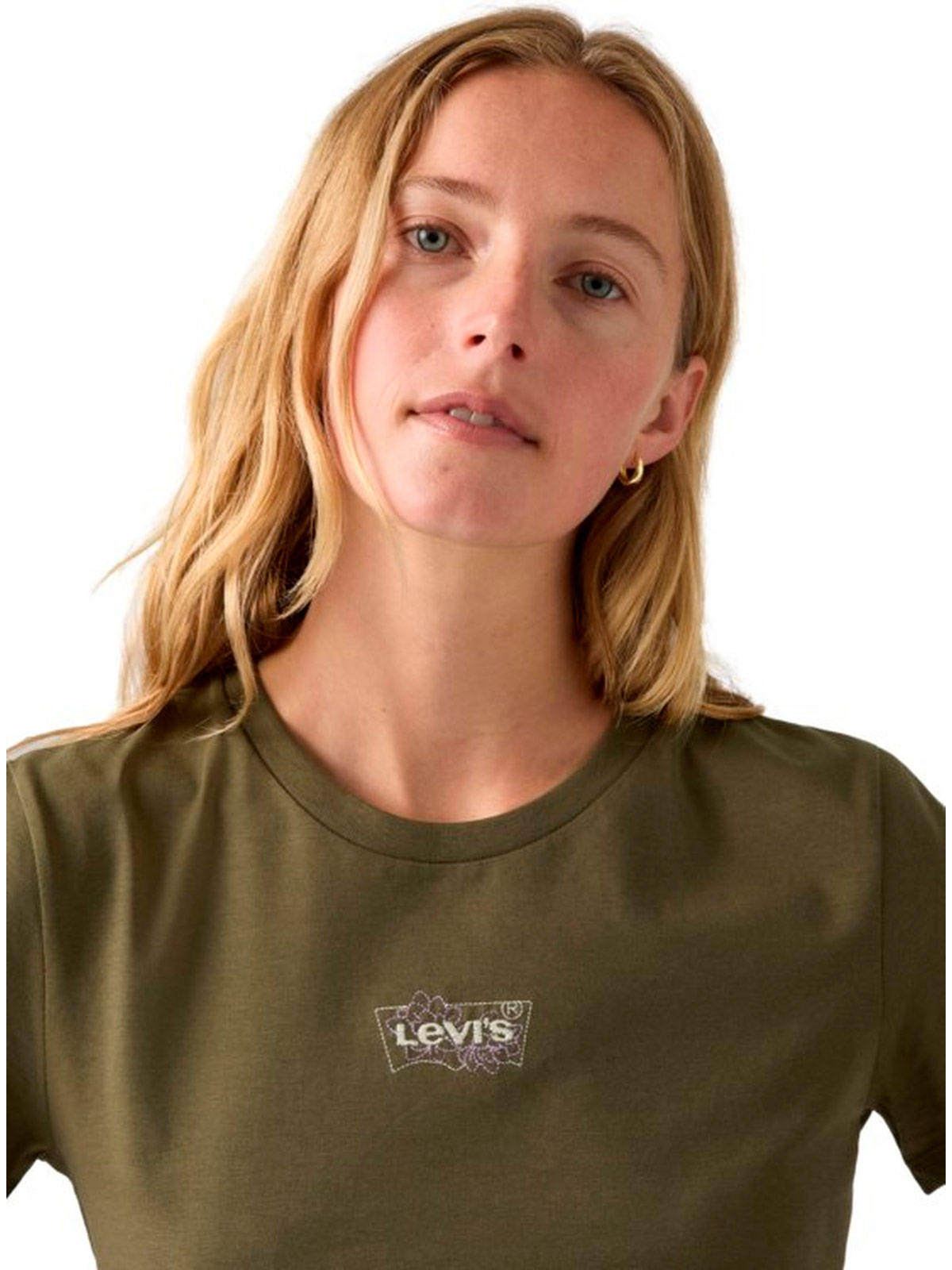 POLERA MUJER LEVI'S ALGODÓN MANGA CORTA - 4