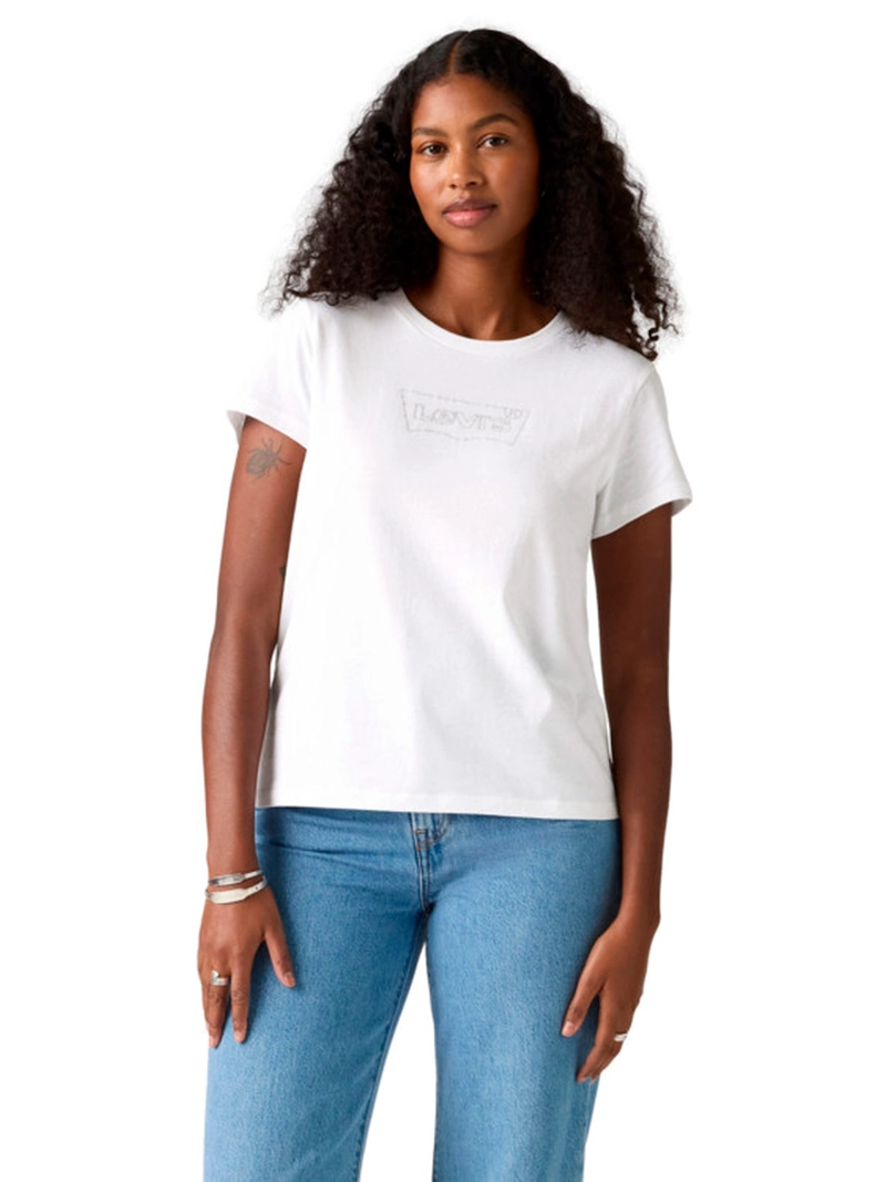 LEVIS POLERA MUJER LEVI'S ALGODÓN MANGA CORTA