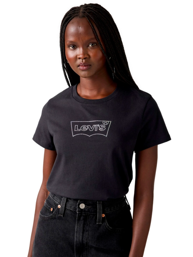 POLERA MUJER LEVI'S ALGODÓN MANGA CORTA - 1