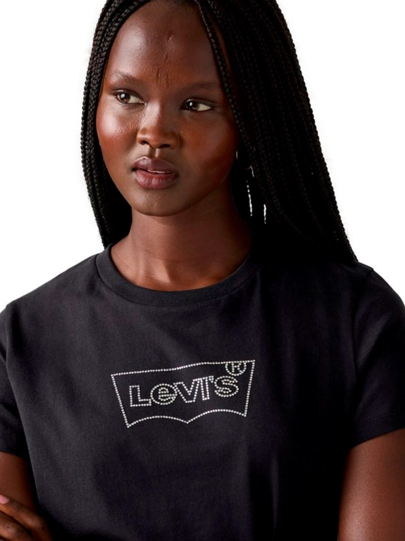 POLERA MUJER LEVI'S ALGODÓN MANGA CORTA - 4