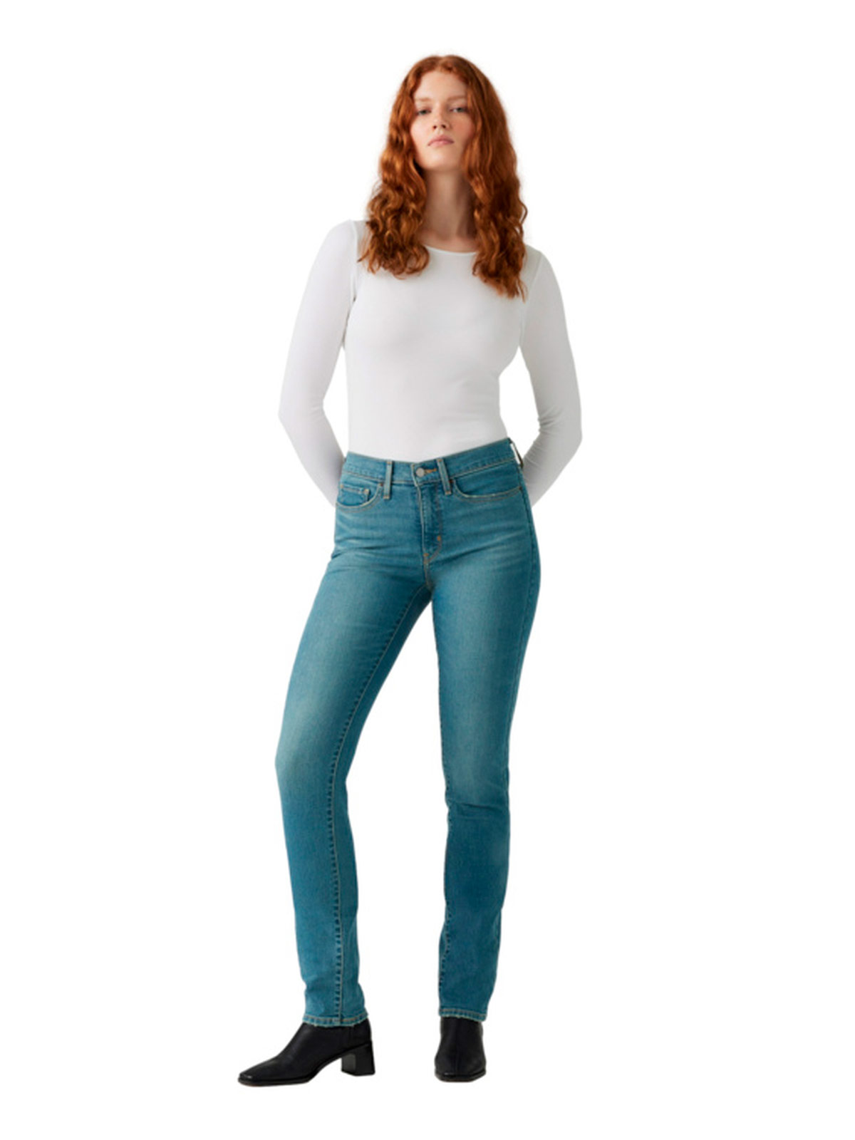 JEANS MUJER LEVI'S ALGODÓN 312 SHAPING SLIM - 1