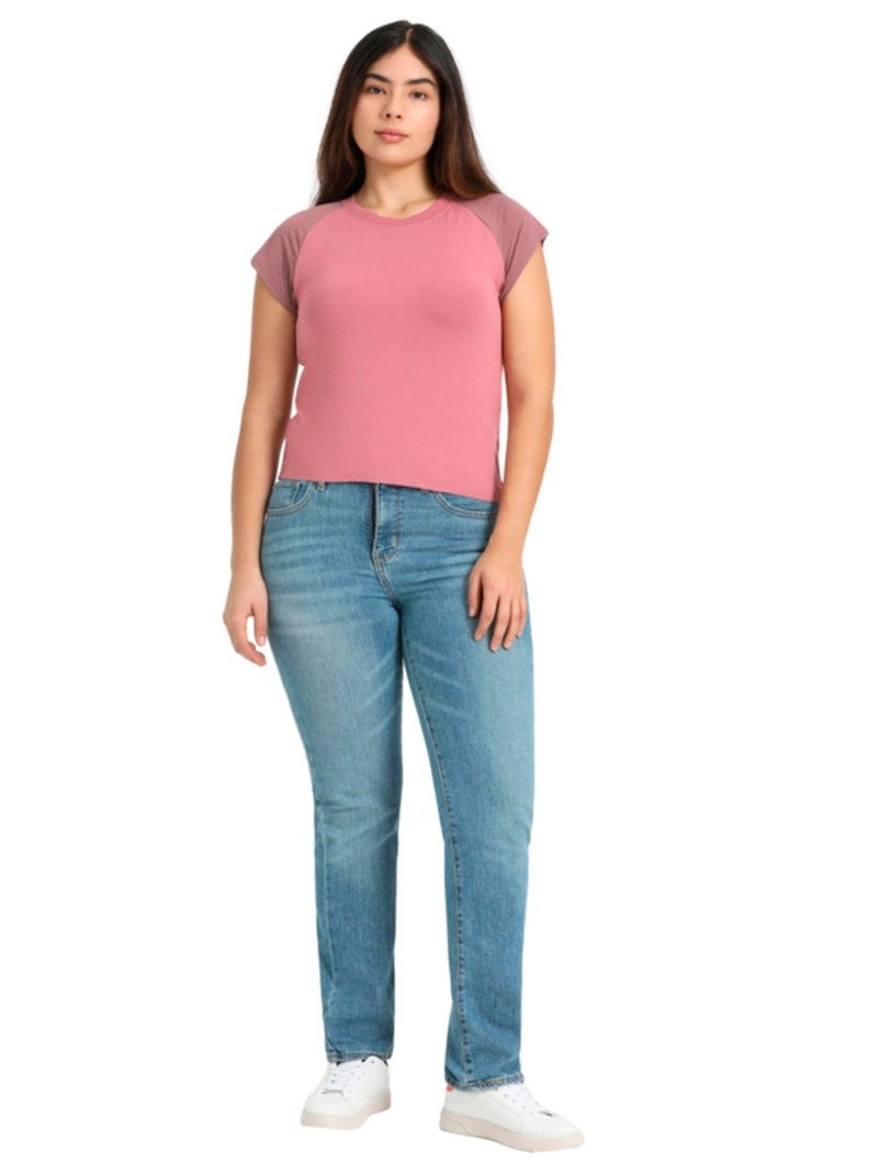 JEANS MUJER LEVI'S ALGODÓN 314 STRAIGHT FIT - 1