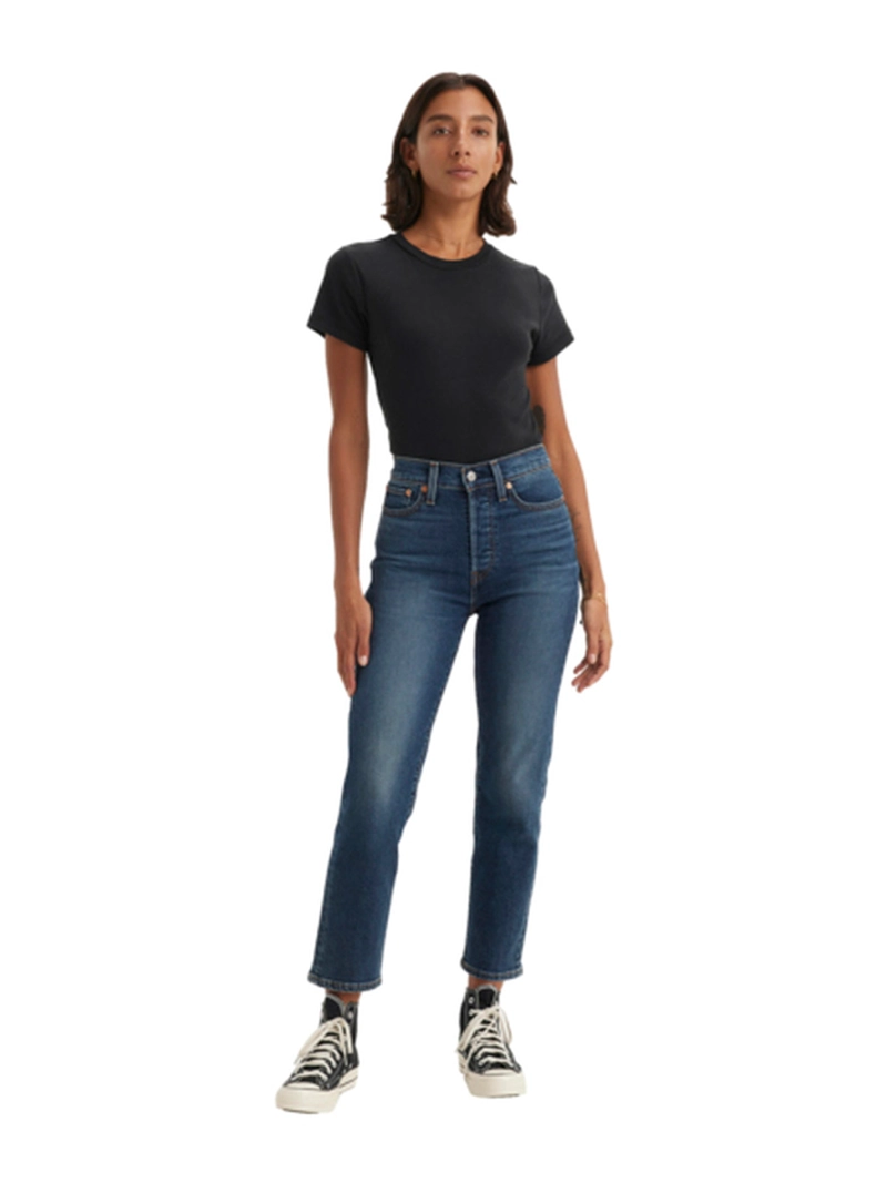 JEANS MUJER LEVI'S ALGODÓN WEDGIE STRAIGHT - 1