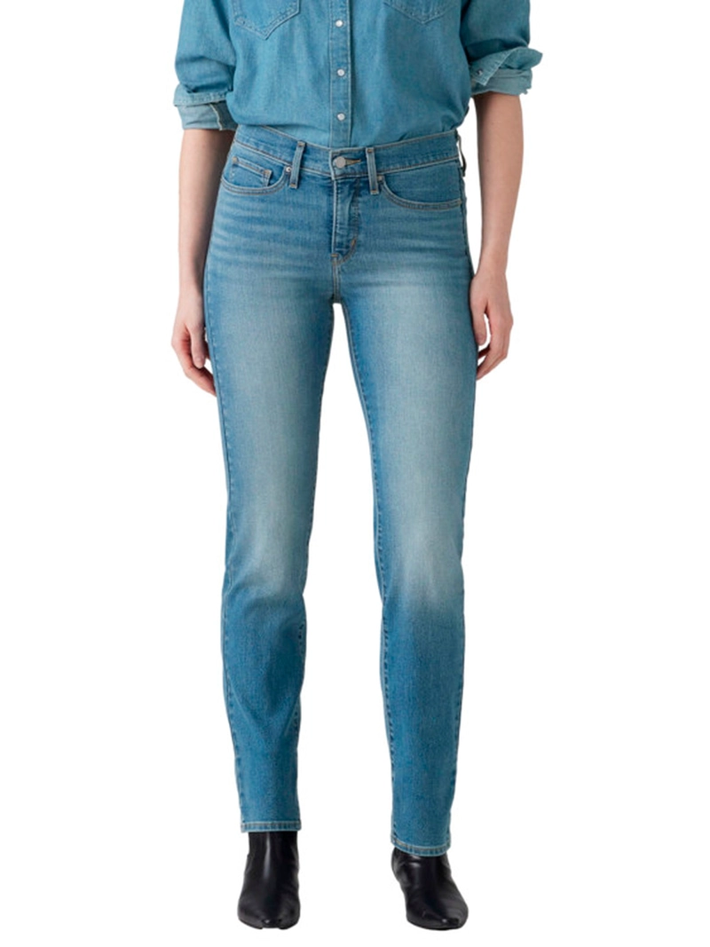 JEANS MUJER LEVI'S ALGODÓN 314 STRAIGHT - 2
