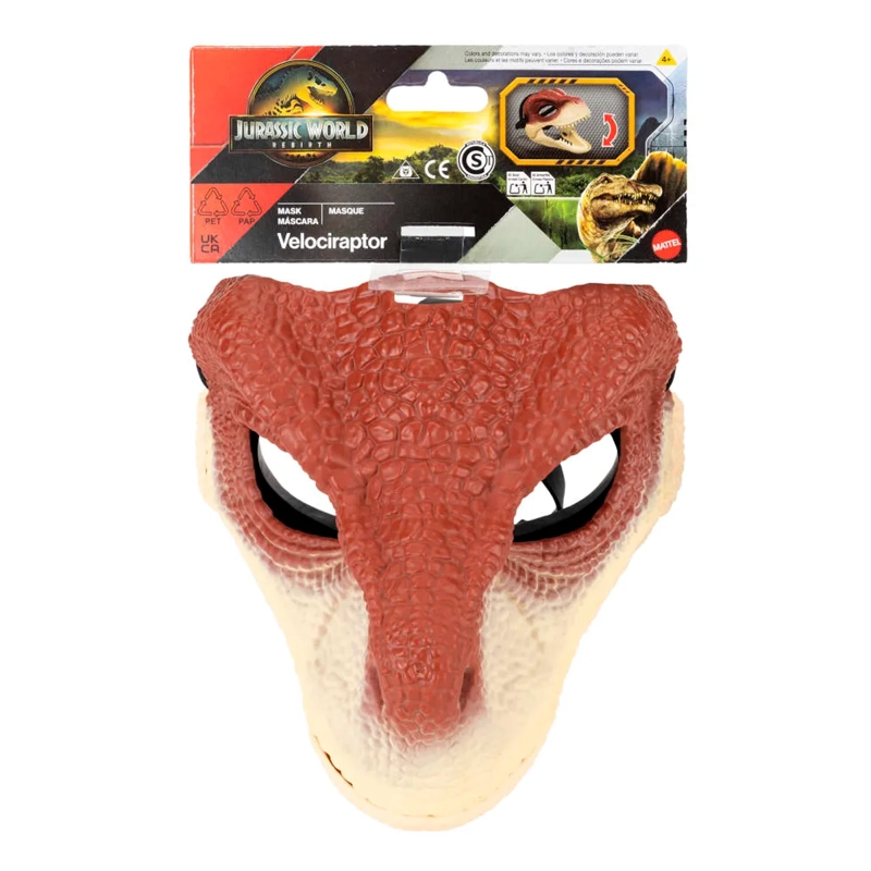 JURASSIC WORLD JUGUETE REBIRTH MÁSCARA RAPTOR - 6
