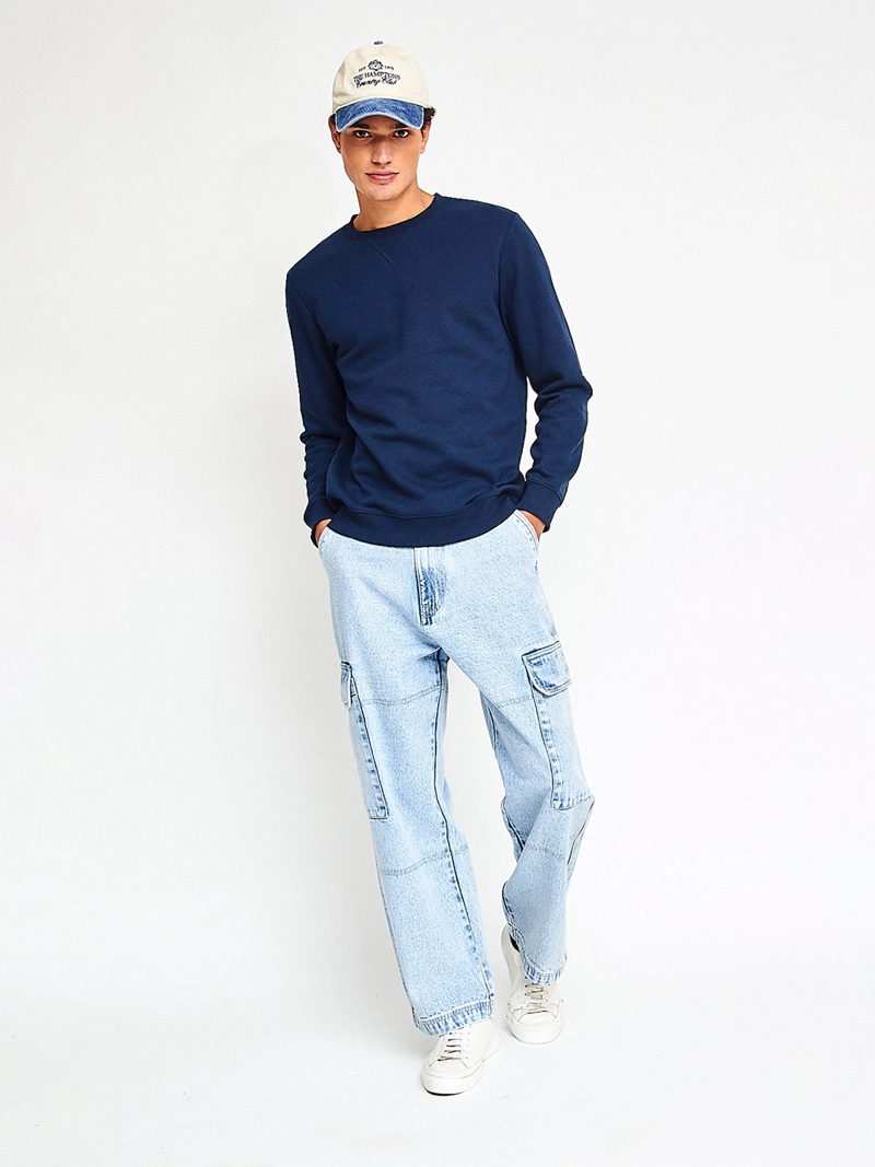 JEANS HOMBRE INDEX ALGODÓN BAGGY CARGO - 4