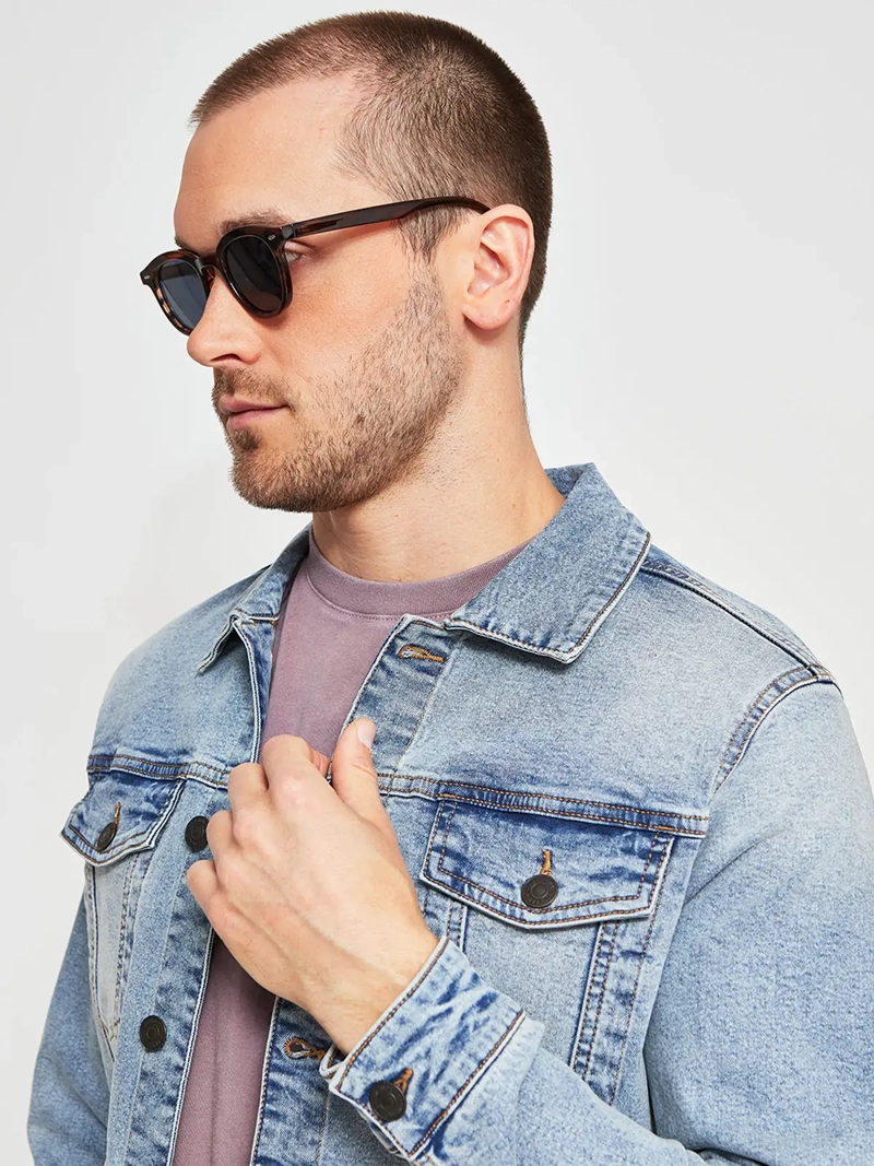CHAQUETA HOMBRE INDEX ALGODÓN DENIM BÁSICA - 3
