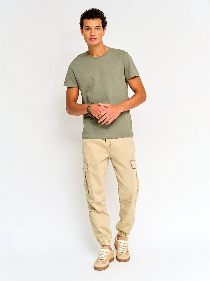 PANTALÓN HOMBRE INDEX ALGODÓN BOLSILLOS CARGO - 4