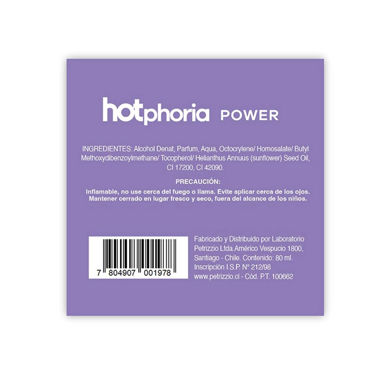 PERFUME PLAISANCE HOTPHORIA POWER EDP MUJER 80 ML - 3