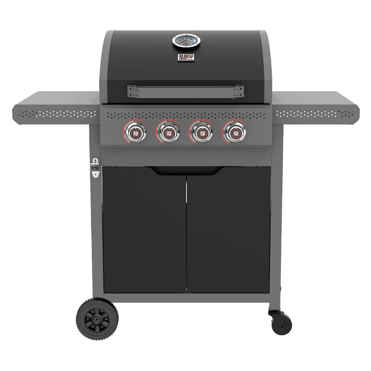 PARRILLA A GAS DARK HAWK 4 QUEMADORES - 1