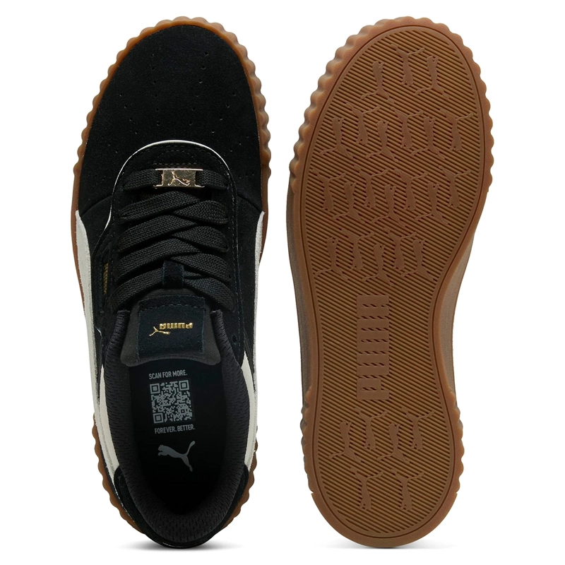 ZAPATILLAS MUJER PUMA URBANAS NEGRO CARINA 3.0 LUXE SD  - 3