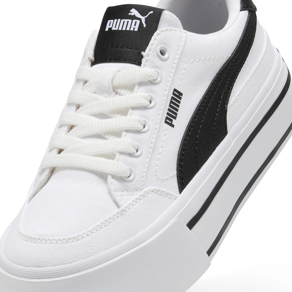 ZAPATILLAS MUJER PUMA CASUALES BLANCO COURT CLASSIC VULC FS PLATFORM WNS - 4
