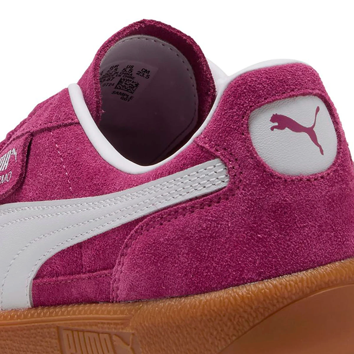 ZAPATILLAS MUJER PUMA CASUALES ROSADO PALERMO CUERO - 5