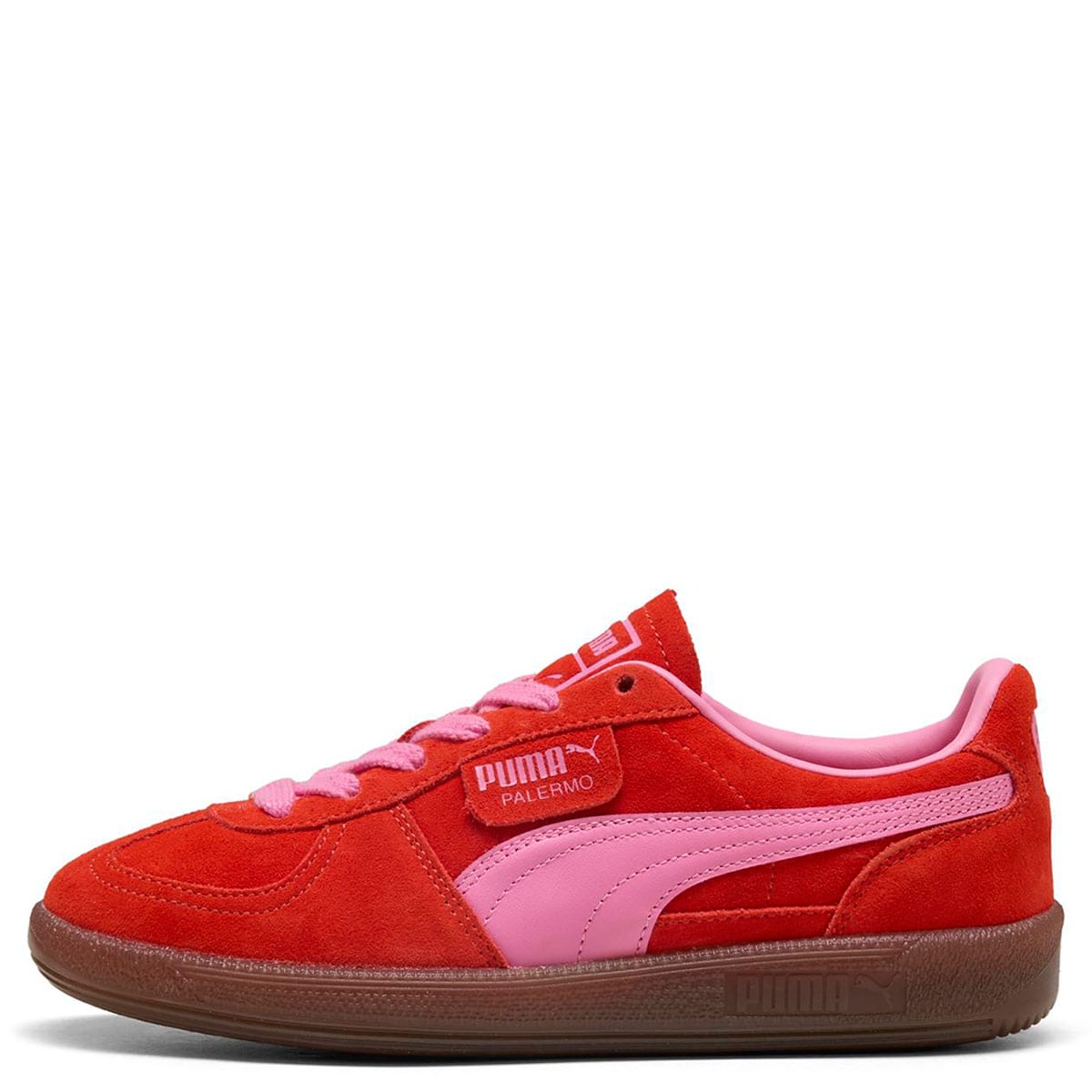 ZAPATILLAS MUJER PUMA CASUALES ROJO PALERMO CUERO - 1