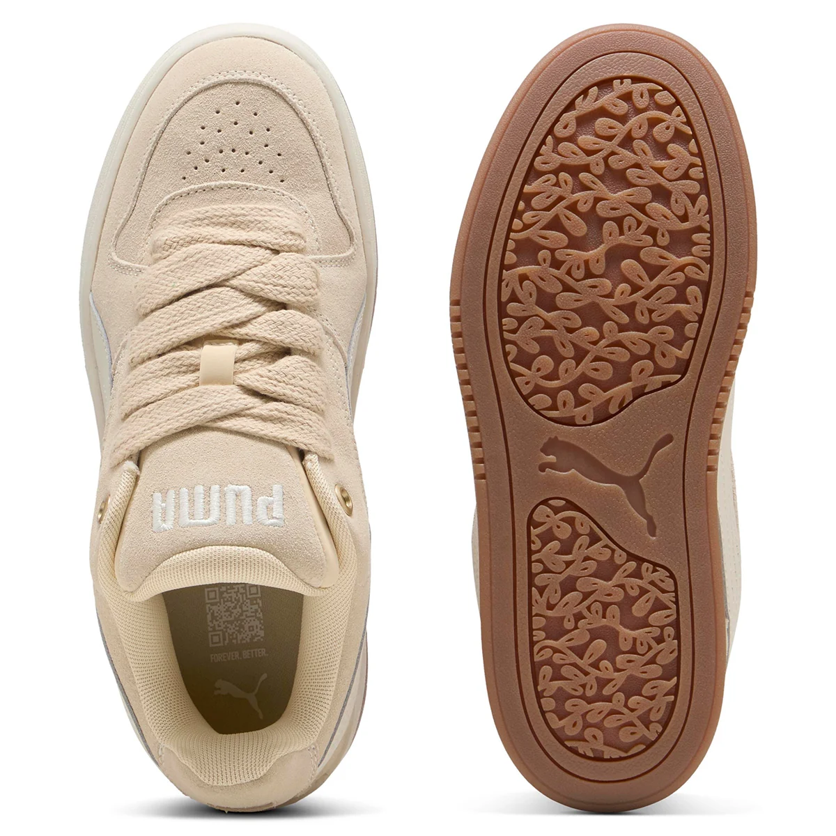 ZAPATILLAS MUJER PUMA CASUALES BEIGE PARK LUNA SD - 3