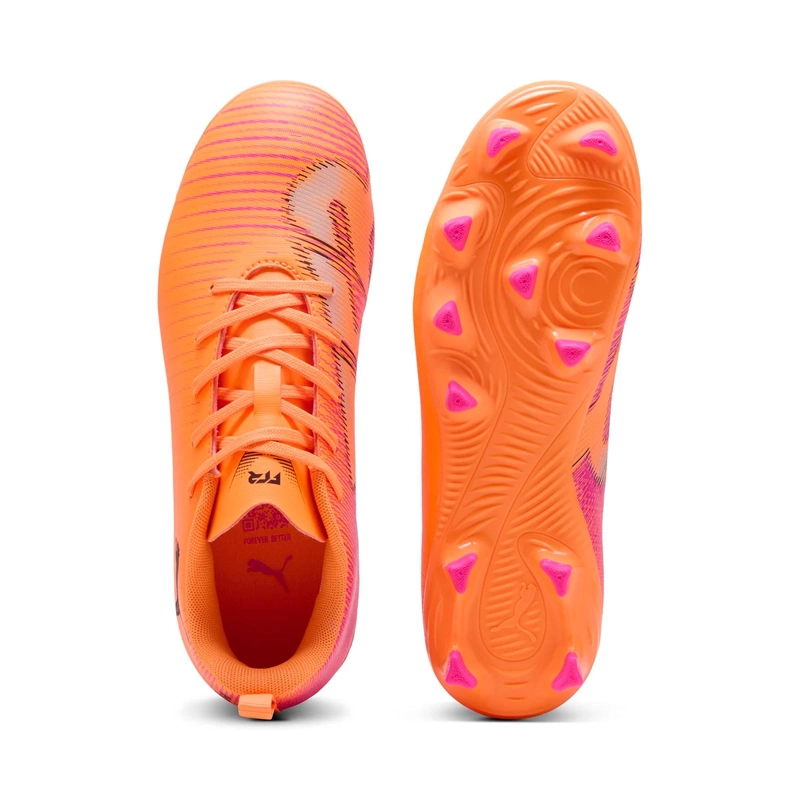 ZAPATILLAS NIÑO PUMA FÚTBOL NARANJO FUTURE 8 PLAY FG/AG - 3
