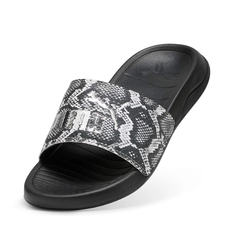 SANDALIAS MUJER PUMA NEGRO POPCAT 20 SNAKE CHIC - 3
