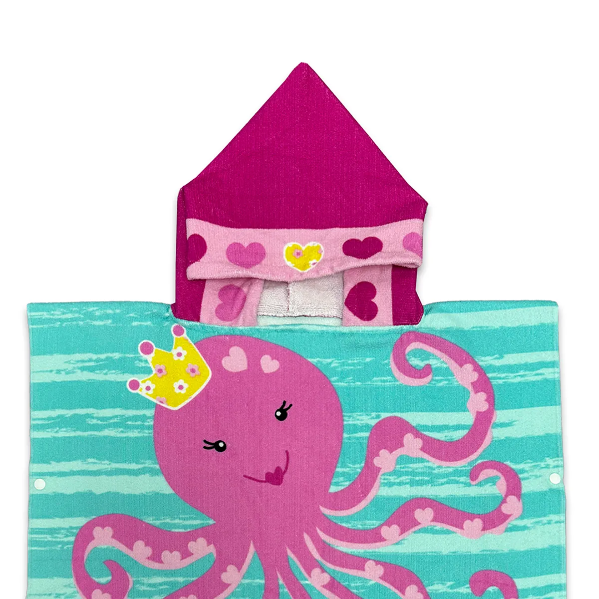 TOALLA DE PLAYA DORAL PULPO CON CAPUCHA - 2