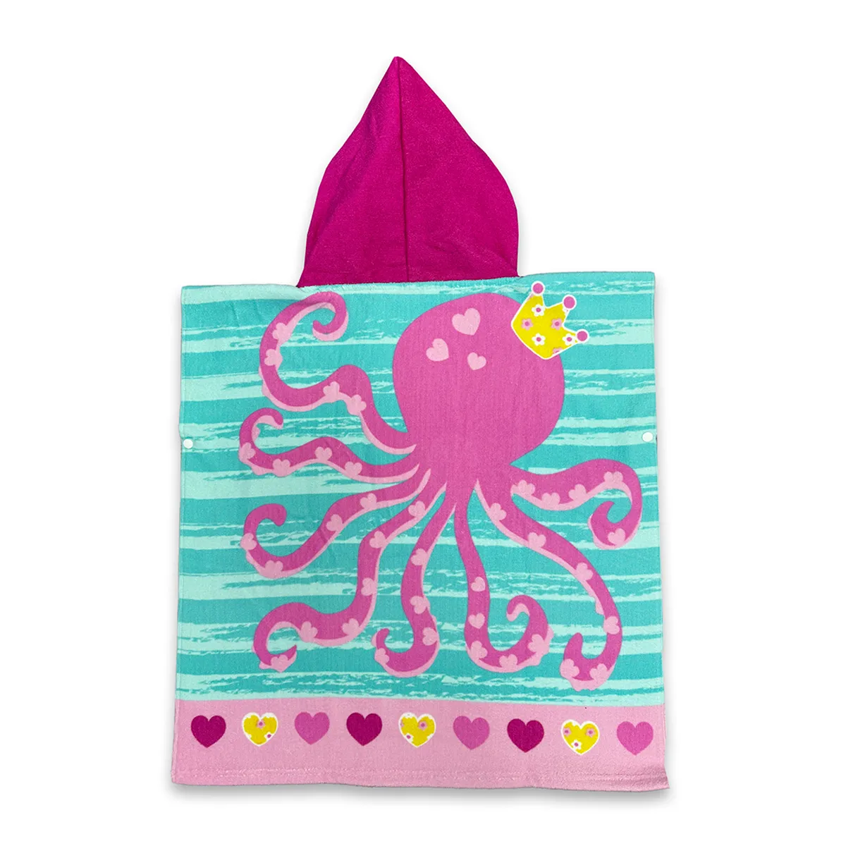 TOALLA DE PLAYA DORAL PULPO CON CAPUCHA - 3