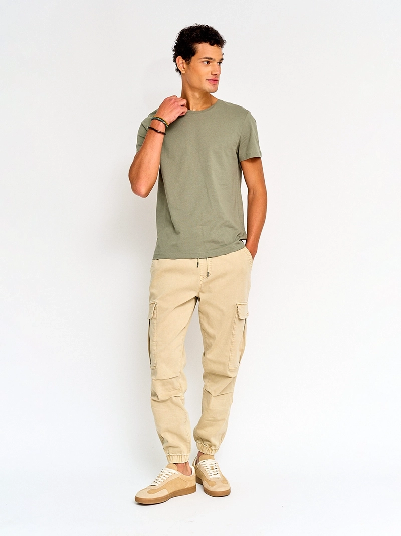 POLERA HOMBRE INDEX ALGODÓN CUELLO REDONDO MANGA CORTA - 4