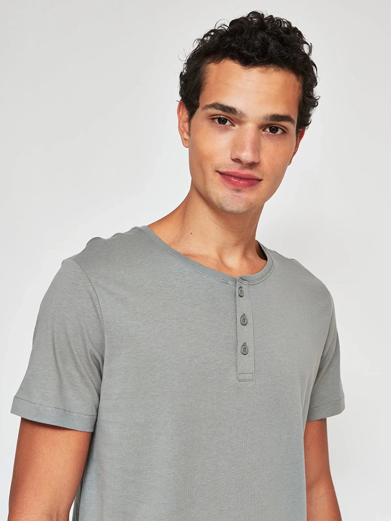 POLERA HOMBRE INDEX ALGODÓN MANGA CORTA BOTONES - 3