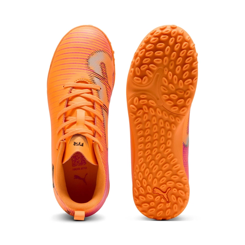 ZAPATILLAS NIÑO PUMA FÚTBOL NARANJO FUTURE 8 PLAY TT - 3