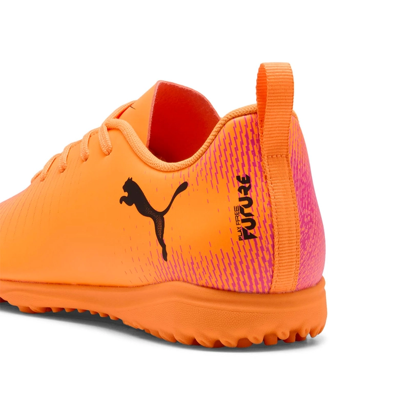 ZAPATILLAS NIÑO PUMA FÚTBOL NARANJO FUTURE 8 PLAY TT - 4