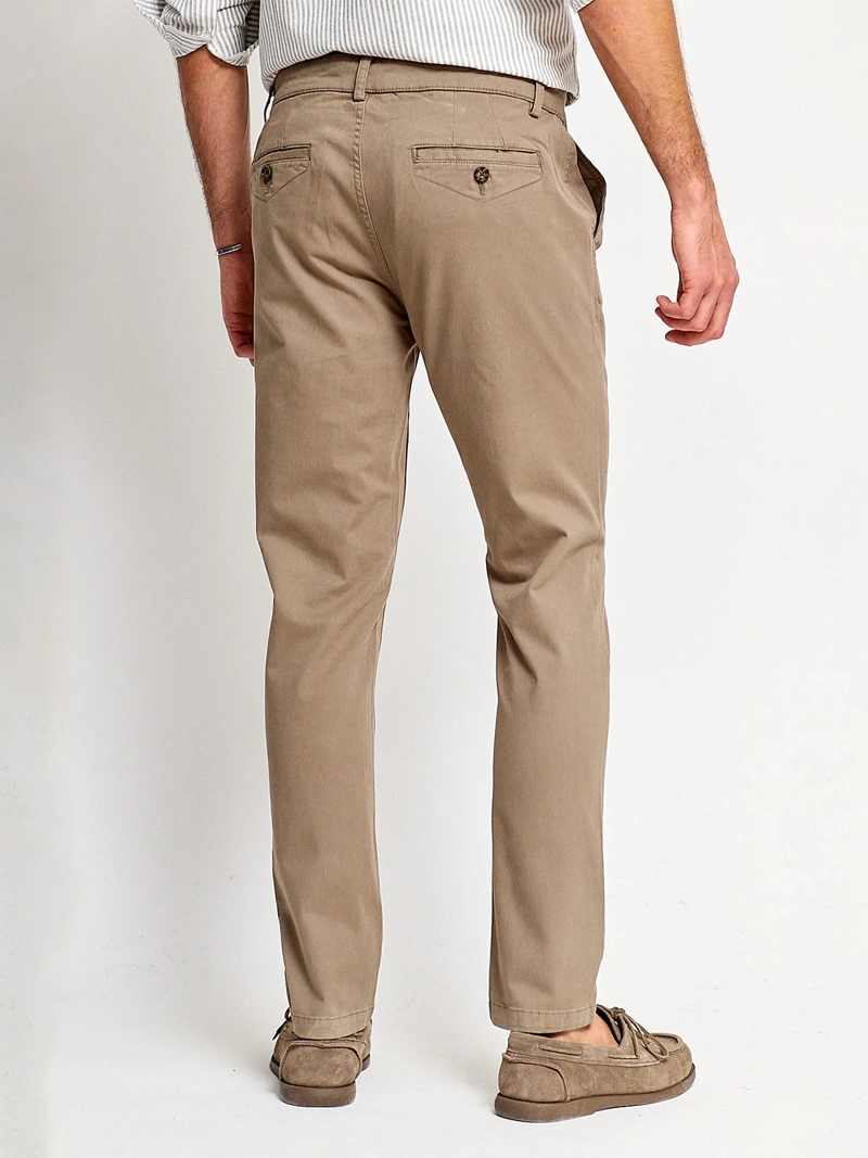 PANTALÓN HOMBRE MARQUIS ALGODÓN SLIM CHINO LAVADO - 2