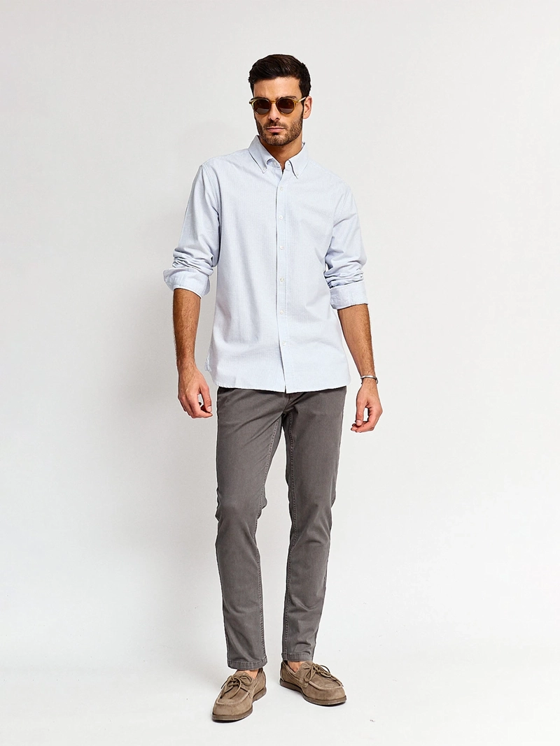 PANTALÓN HOMBRE MARQUIS ALGODÓN SLIM CHINO LAVADO - 4