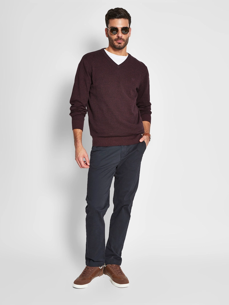 SWEATER HOMBRE REGATTA ALGODÓN CUELLO EN V - 4