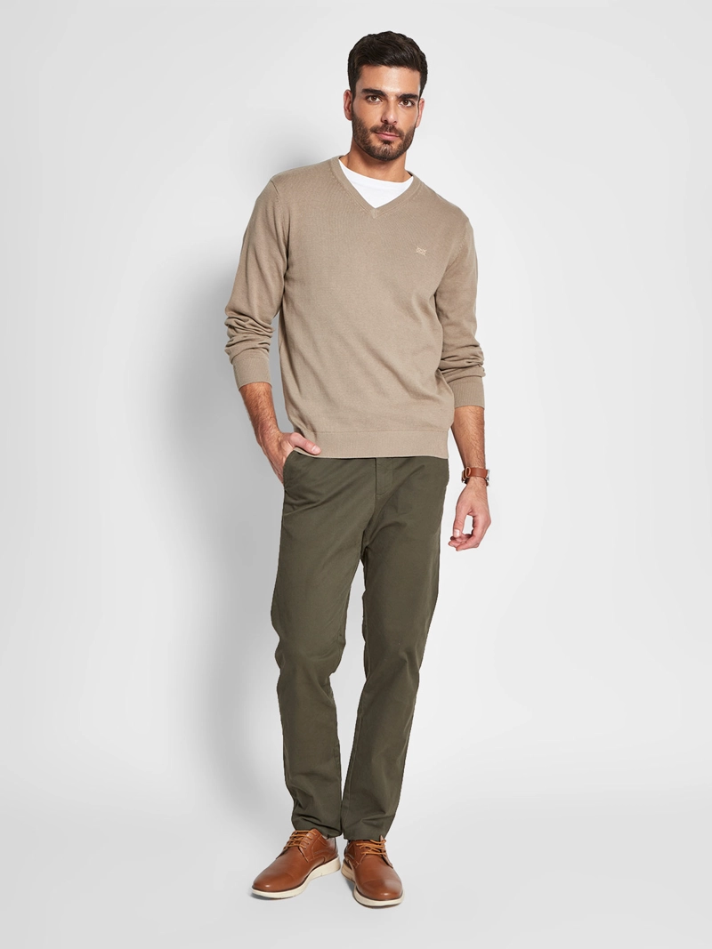 SWEATER HOMBRE REGATTA ALGODÓN CUELLO EN V - 4
