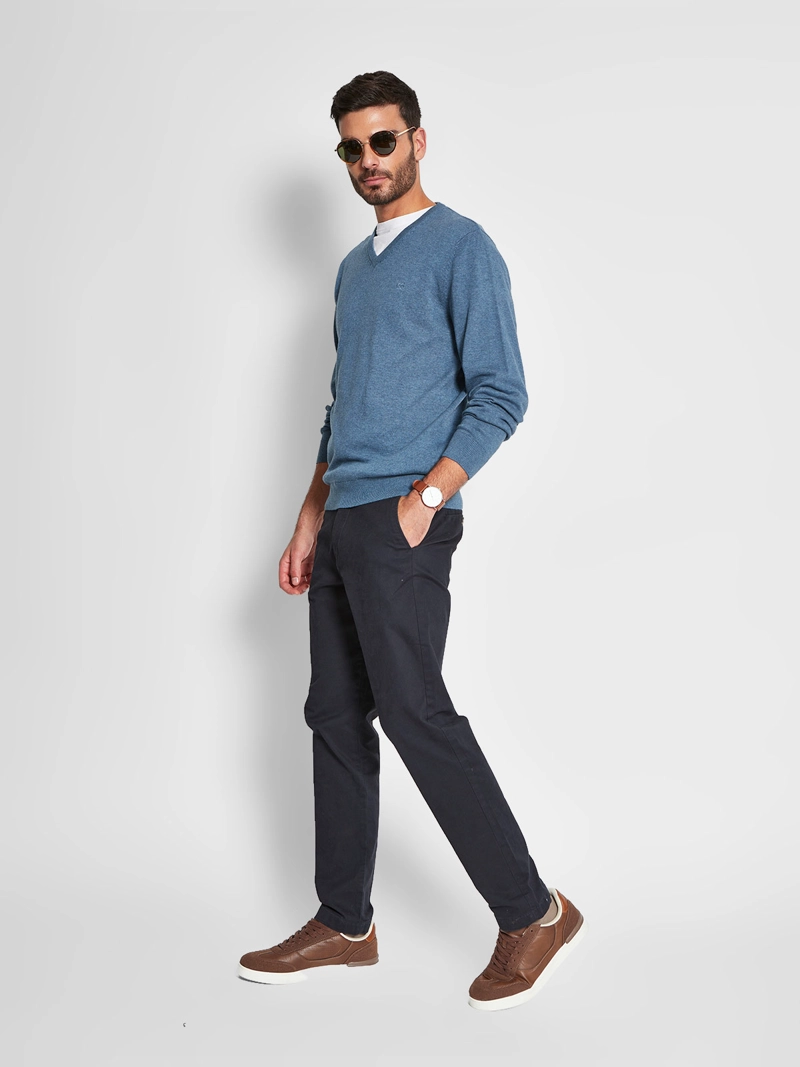SWEATER HOMBRE REGATTA ALGODÓN CUELLO EN V - 4
