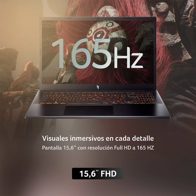 NOTEBOOK ACER GAMER NITRO 5 ANV15-52-73S9-1 INTEL CORE I7 24GB RAM 512GB SSD NVIDIA RTX5050 15.6" - 3